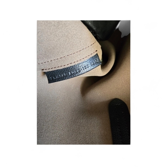 Authentic Fendi Black Leather Tote with Pouch - Picture 8 of 12